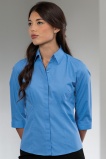 Damesblouse Russell Poplin 3/4 KM